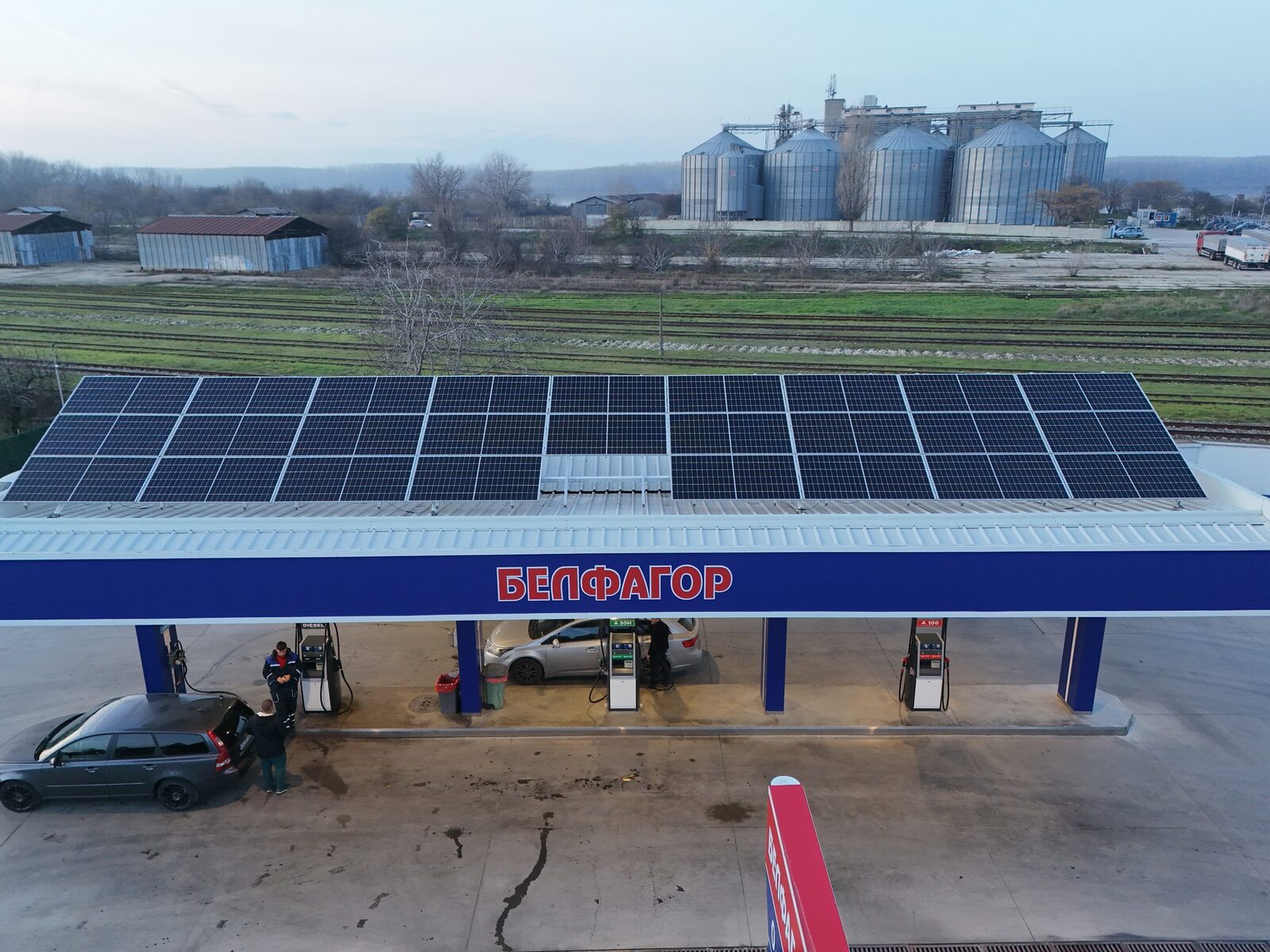 Бензиностанция Белфагор — Силистра, 15 kW + 45 kWh